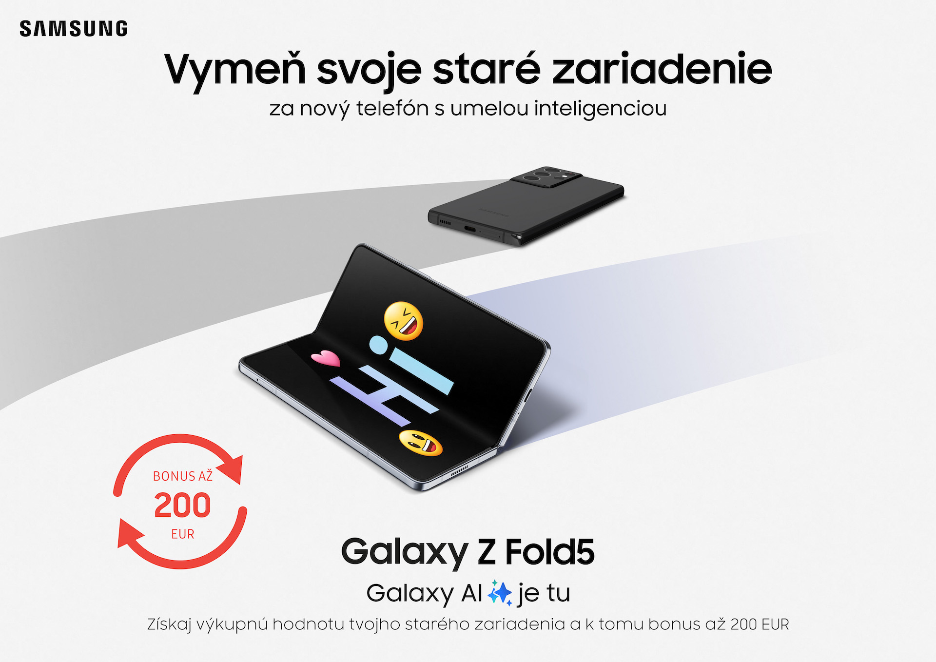 Vymeňte starý telefón za nový Galaxy Z Fold5/Z Flip5